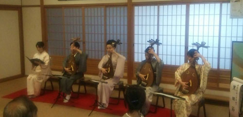 川村旭芳門人会「第2回おさらい会」より合奏風景